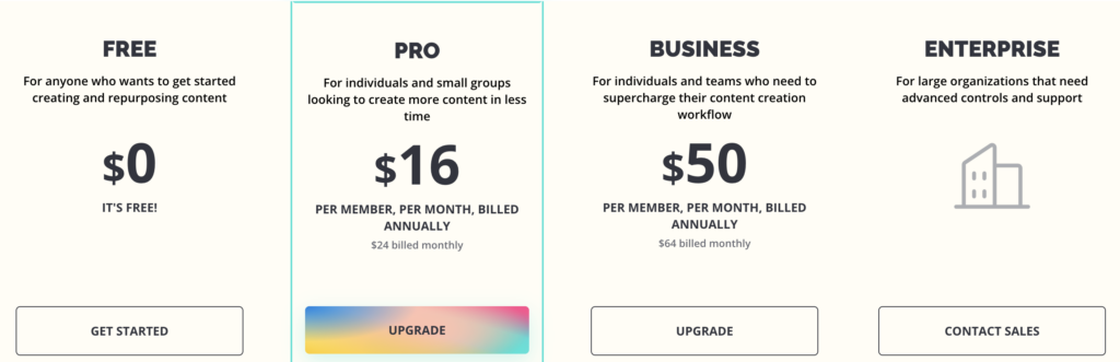 Kapwing pricing